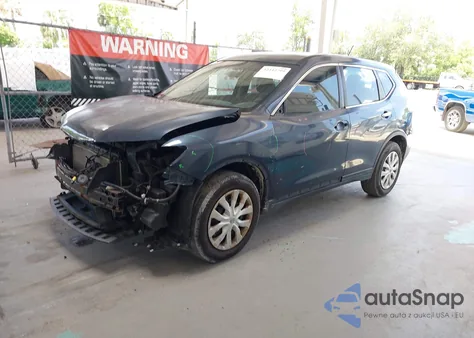 2015 Nissan Rogue S z USA, uszkodzony, nr VIN KNMAT2MT6FP551299
